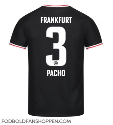 Eintracht Frankfurt Willian Pacho #3 Udebanetrøje 2023-24 Kortærmet